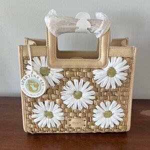 NEW Spartina Reed Handbag Crossbody in Audubon Daisy MSRP $226